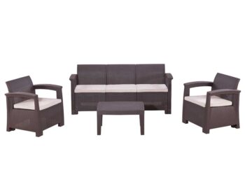 Комплект уличной мебели Rattan Comfort 5 (5 мест) венге