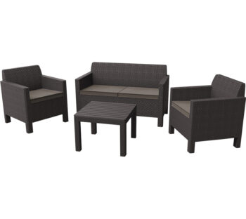 Дачная мебель Orlando set with small table коричневая