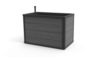 Грядка Maple Mobile Urban Garden Bed 88L с автополивом на колесах серый