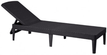 Шезлонг садовый Jaipur Sun lounger графит