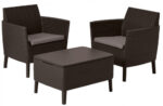 Набор балконной мебели Salemo Balcony Set коричневый