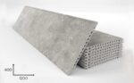 Керамогранитная плита FAVEKER GA16 для НФС, Urban Gris, 1200*400*18 мм
