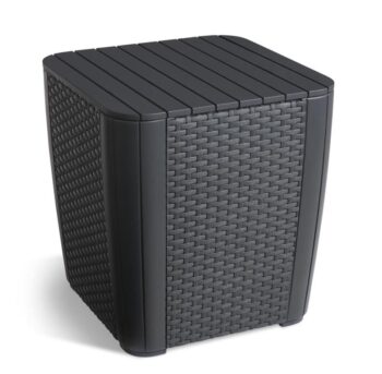 Стол-сундук Luzon Plus Flat Wicker 115 L графит