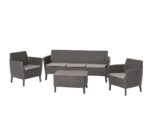 Дачная мебель Salemo 3 Seater Set капучино