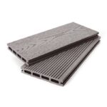 Террасная доска ДПК вельвет и тиснение Grand Line 22x140x3000 мм Венге
