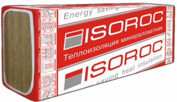 Утеплитель ISOROC ИЗОВЕНТ 1000х600х100 мм