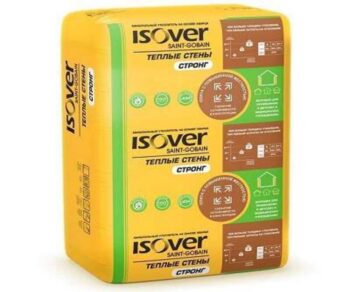 Утеплитель Isover Изовер Тёплые Стены Стронг 50х610х1000