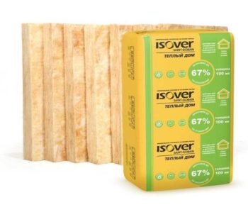 Утеплитель Isover Изовер Тёплый Дом Плита 100х610х1170